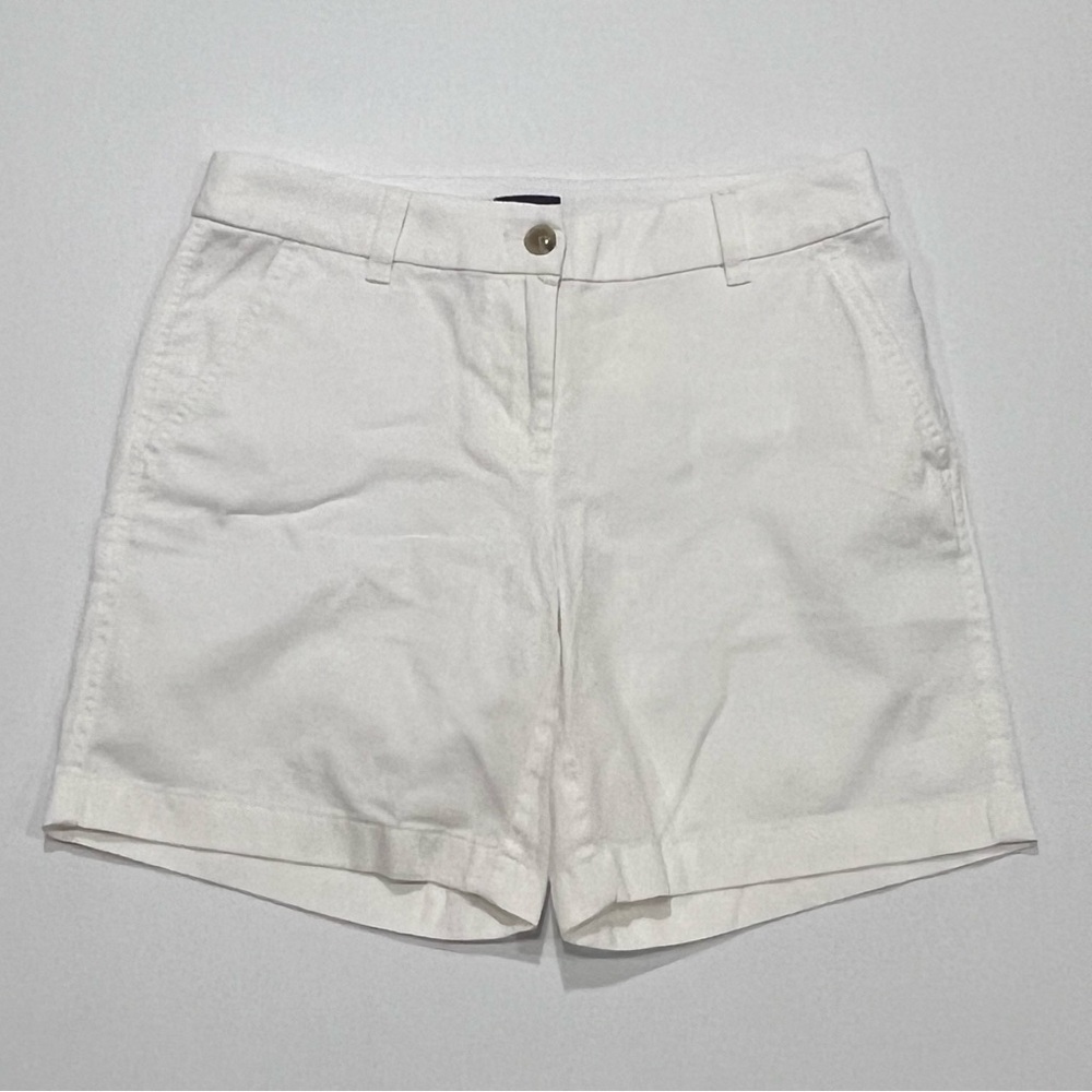 J. Crew Classic White Bermudas
